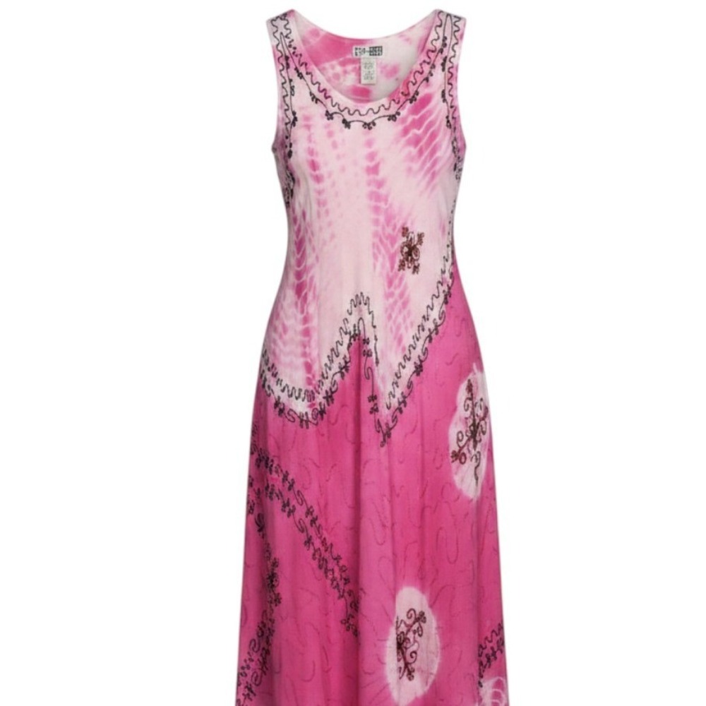 Step In Style Womens Small Boho Dress‎ / Cover up/ Oversized Abstract